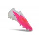 Chaussures Nike Phantom 6 Elite Low FG Rose Blanc Noir