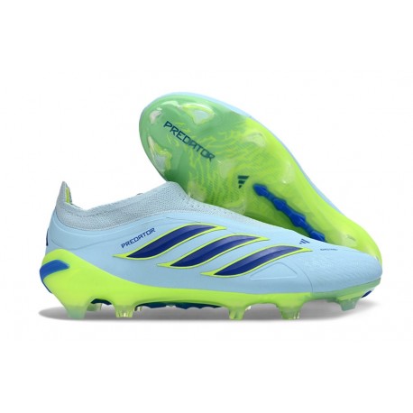 Crampons de Foot Adidas Predator Elite LL FG Bleu