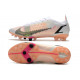 Chaussures Nike Mercurial Vapor 14 Élite AG Blanc Noir Carmin Rose