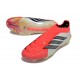Crampons de Foot Adidas Predator Elite LL FG Rouge Blanc Noir