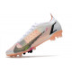 Chaussures Nike Mercurial Vapor 14 Élite AG Blanc Noir Carmin Rose