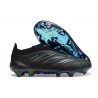 Chaussure Adidas Predator Elite Laceless FG Noir Bleu