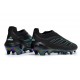 Chaussure Adidas Predator Elite Laceless FG Noir Bleu