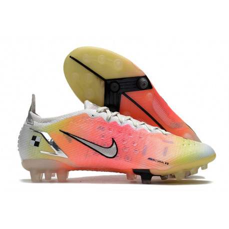 Chaussures de football Nike Mercurial Vapor 14 Élite AG Blanc Mangue