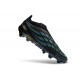 Chaussure Adidas Predator Elite Laceless FG Noir Bleu