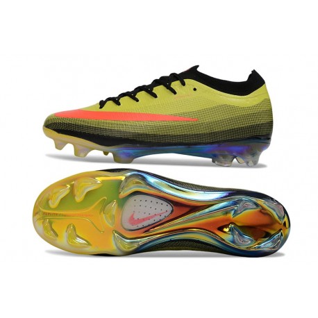 Crampons Nike Air Zoom Mercurial Vapor XVII Elite FG Jaune Noir Rouge