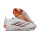 Chaussure Adidas Predator Elite Laceless FG Blanc Rouge Noir