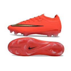 Crampons Nike Air Zoom Mercurial Vapor XVII Elite FG Rouge Or