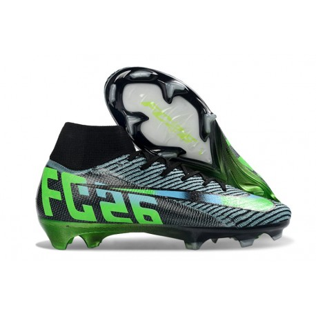 Nike Air Zoom Mercurial Superfly 10 Elite FG Noir Vert