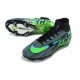 Nike Air Zoom Mercurial Superfly 10 Elite FG Noir Vert
