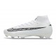 Nike Air Zoom Mercurial Superfly 10 Elite FG Blanc Noir