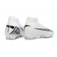 Nike Air Zoom Mercurial Superfly 10 Elite FG Blanc Noir