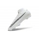Nike Air Zoom Mercurial Superfly 10 Elite FG Blanc Noir