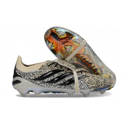 Adidas Predator Elite Tongue FG Nouveau Chaussure Beige Noir