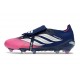 Adidas Predator Elite Tongue FG Nouveau Chaussure Bleu Rose Argent