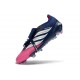Adidas Predator Elite Tongue FG Nouveau Chaussure Bleu Rose Argent