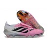 Adidas Predator Elite Tongue FG Nouveau Chaussure Rose Noir Blanc