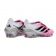 Adidas Predator Elite Tongue FG Nouveau Chaussure Rose Noir Blanc