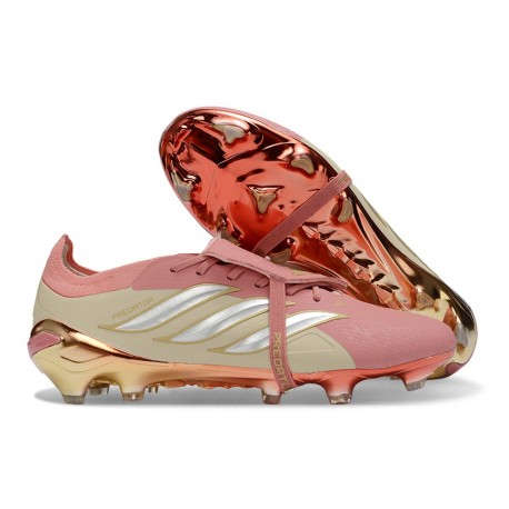 Adidas Predator Elite Tongue FG Nouveau Chaussure Rose Argent