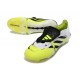 Adidas Predator Elite Tongue FG Nouveau Chaussure Blanc Noir Jaune