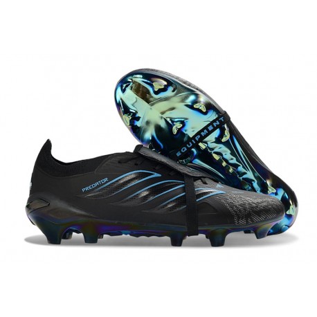 Adidas Predator 26 Elite Fold-over Tongue FG EQT -Noir Vert Édition Limitée