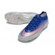 Nike Chaussures Zoom Mercurial Vapor 17 Elite FG Bleu Argent Rose